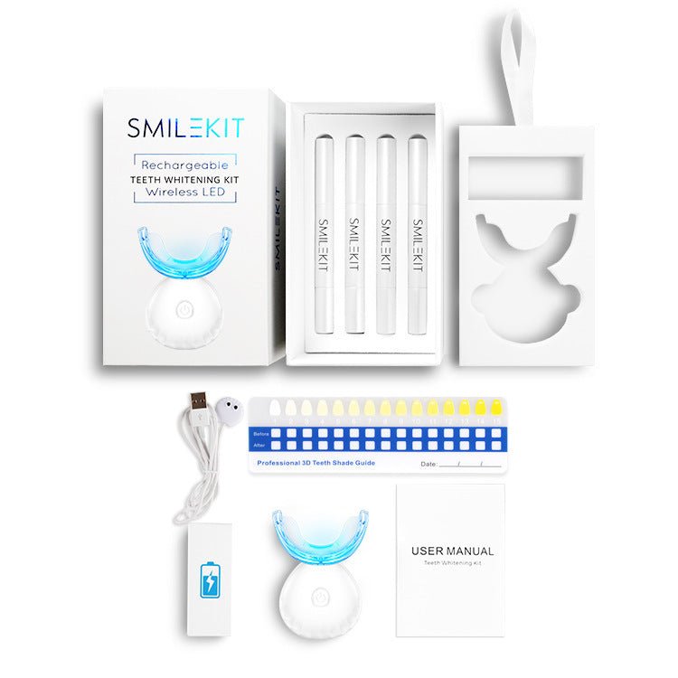 Teeth Whitening Kit, Charging Kit, Dental Instrument Kit, Wireless Light Kit - Le Coin Rétro Kit de blanchiment dentaire Le Coin Rétro